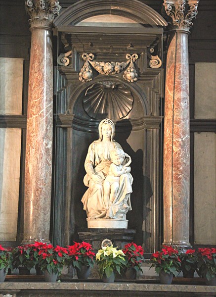 165-Мадонна Брюгге, Микеланджело